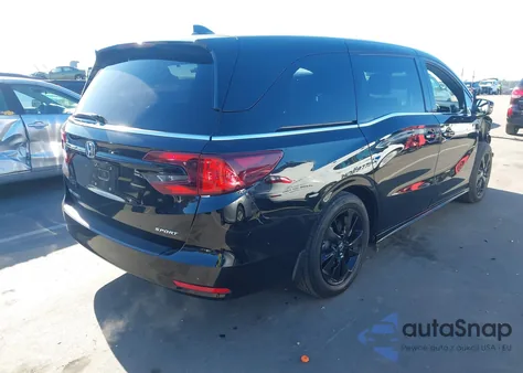 2023 Honda Odyssey Sport z USA, uszkodzony, nr VIN 5FNRL6H71PB030199